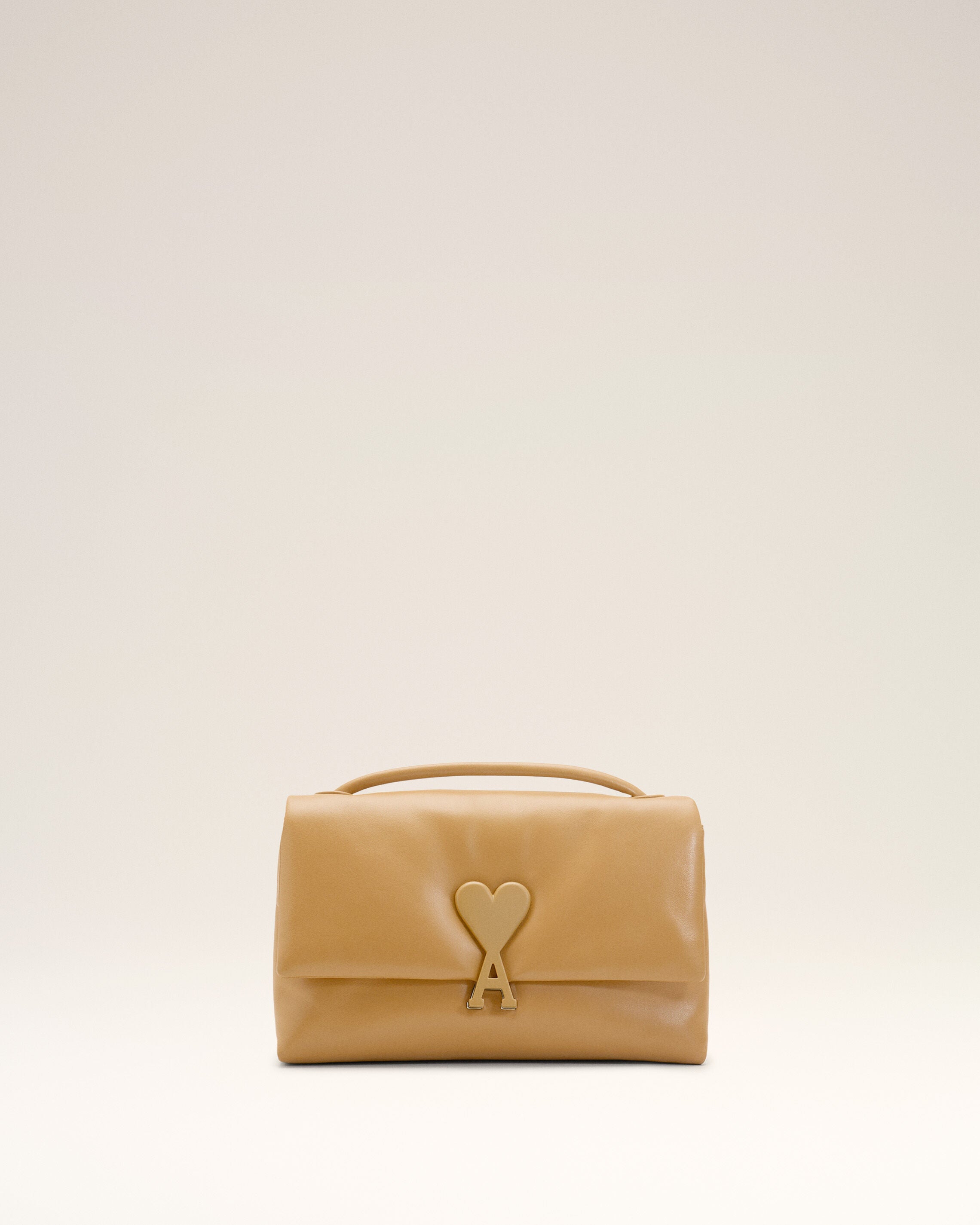 HONEY Yellow Cowhide Leather Voulez-Vous Bag | Ami Paris