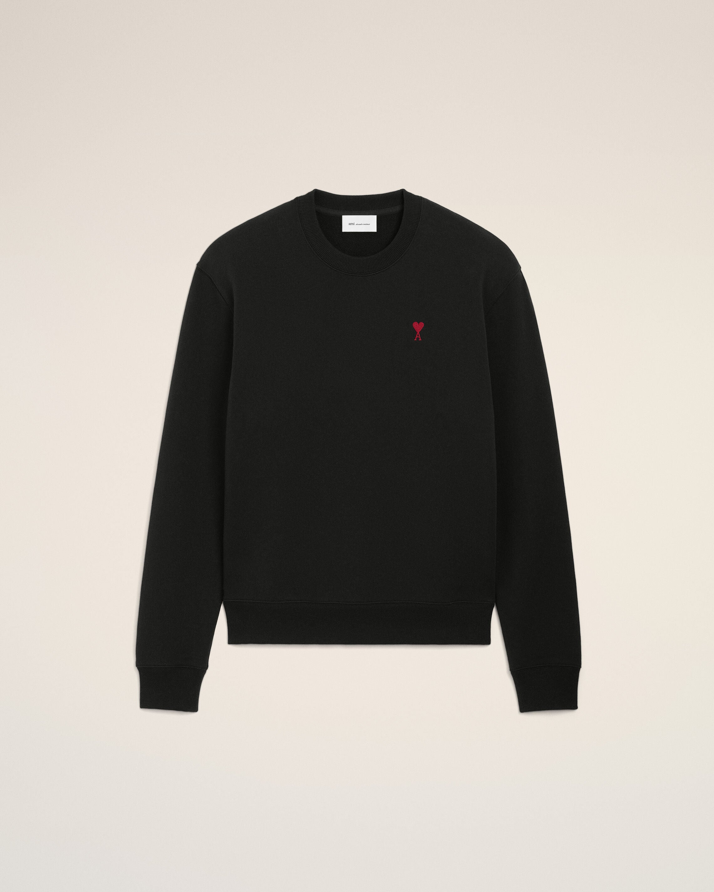 Black Red Ami De Coeur Sweatshirt | AMI PARIS