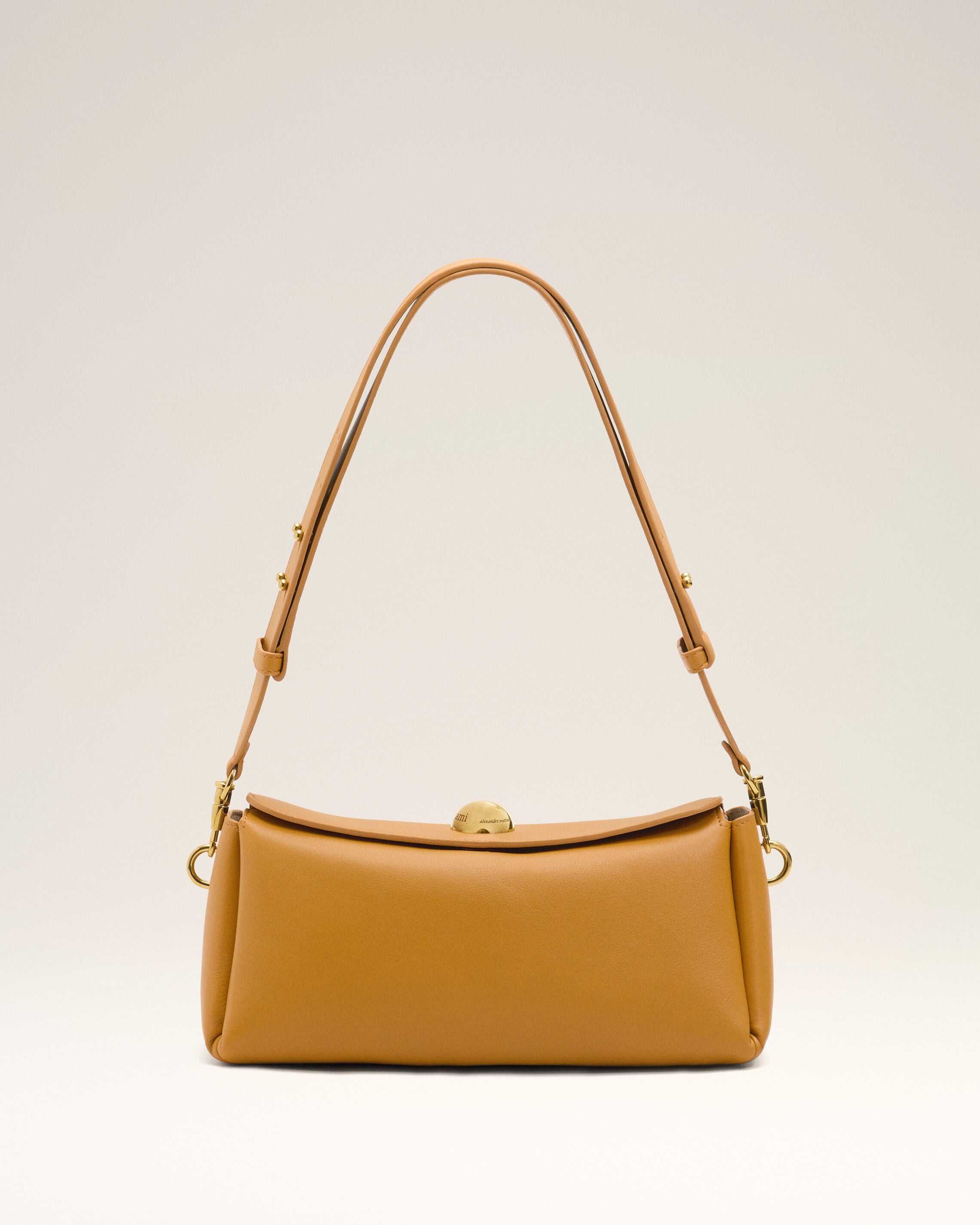 HONEY Yellow Cow Leather Carrousel Bag | Ami Paris