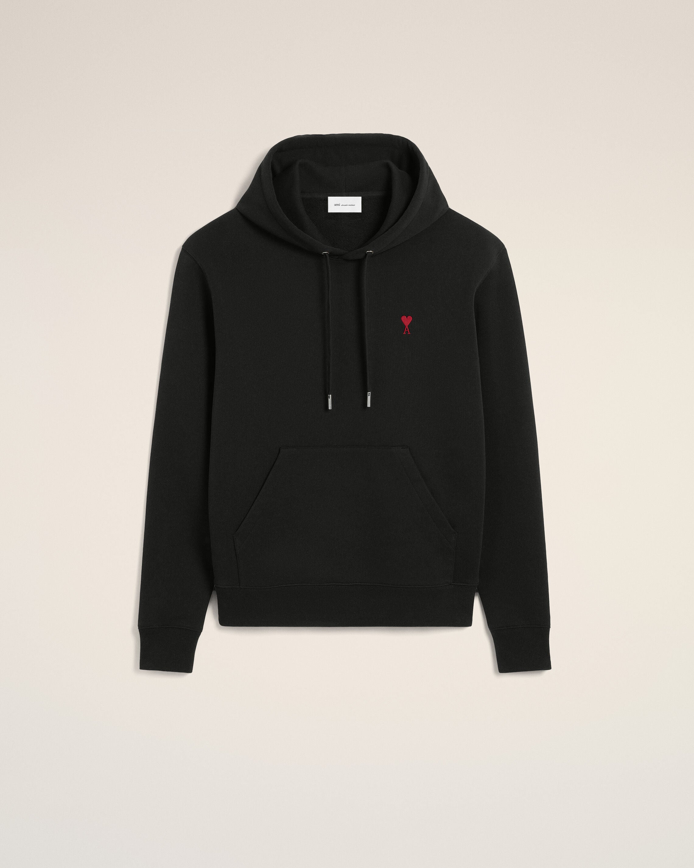 Black Red Ami De Coeur Hoodie | AMI PARIS